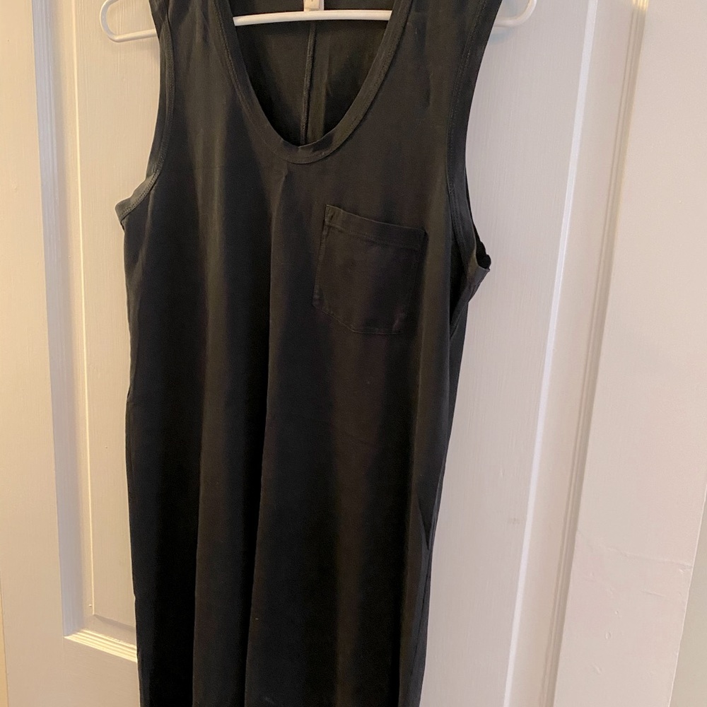 J crew T-shirt dress. Very light and airy.